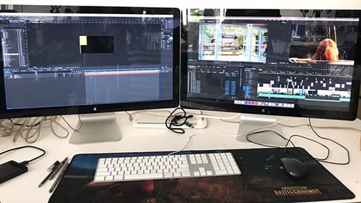 公司宣传片制作视频后期制作工作必须留意什么(图1) taptap点点绝地大逃杀制作后天剪辑现场图